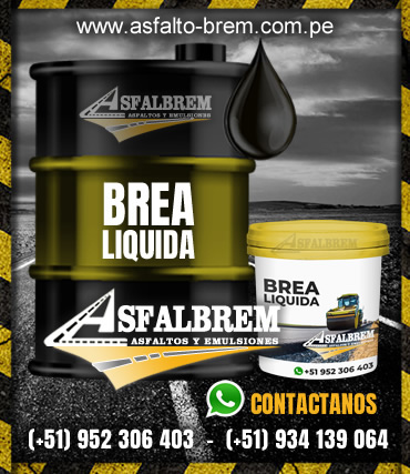 venta de brea liquida